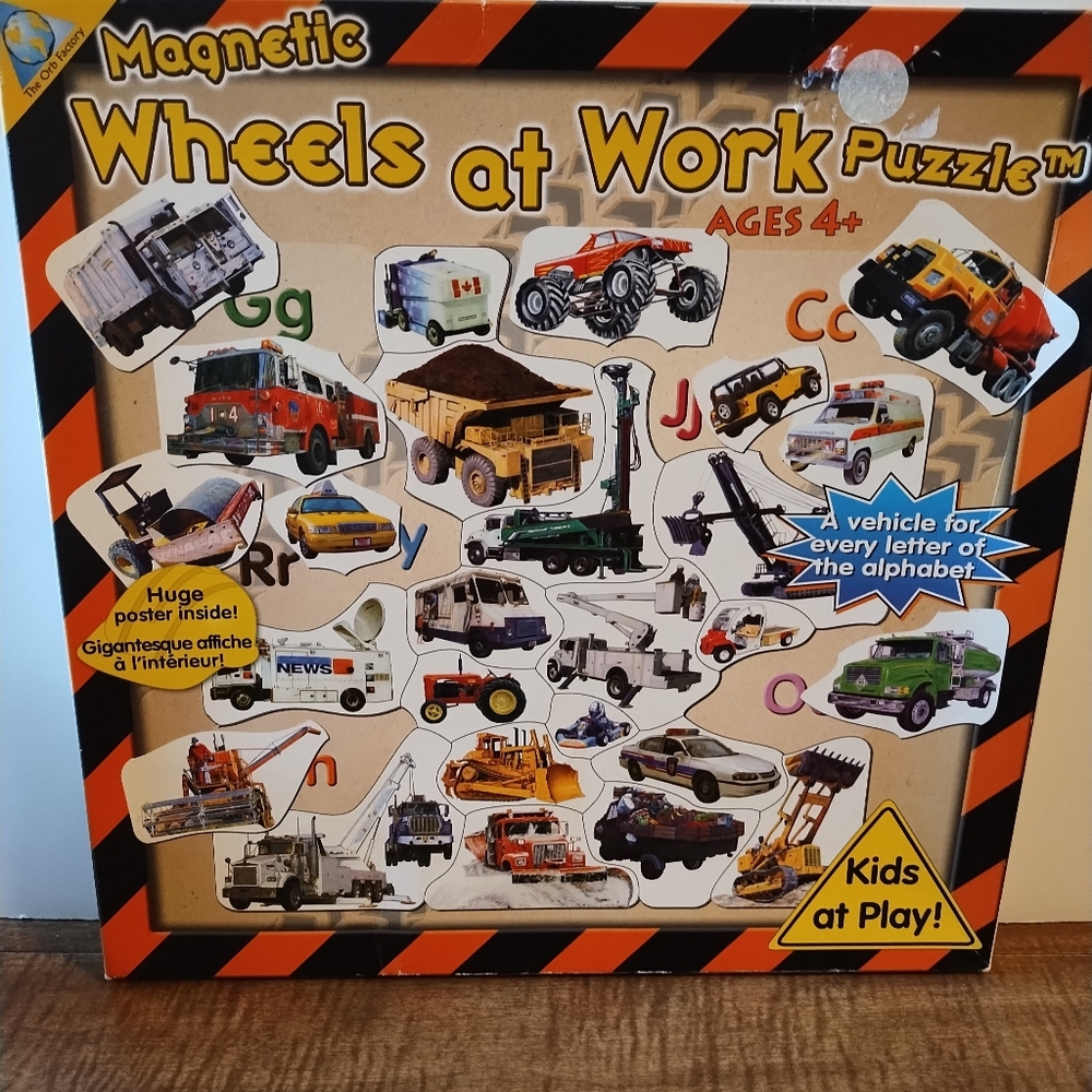Magnetic Wheels at Work puzzle